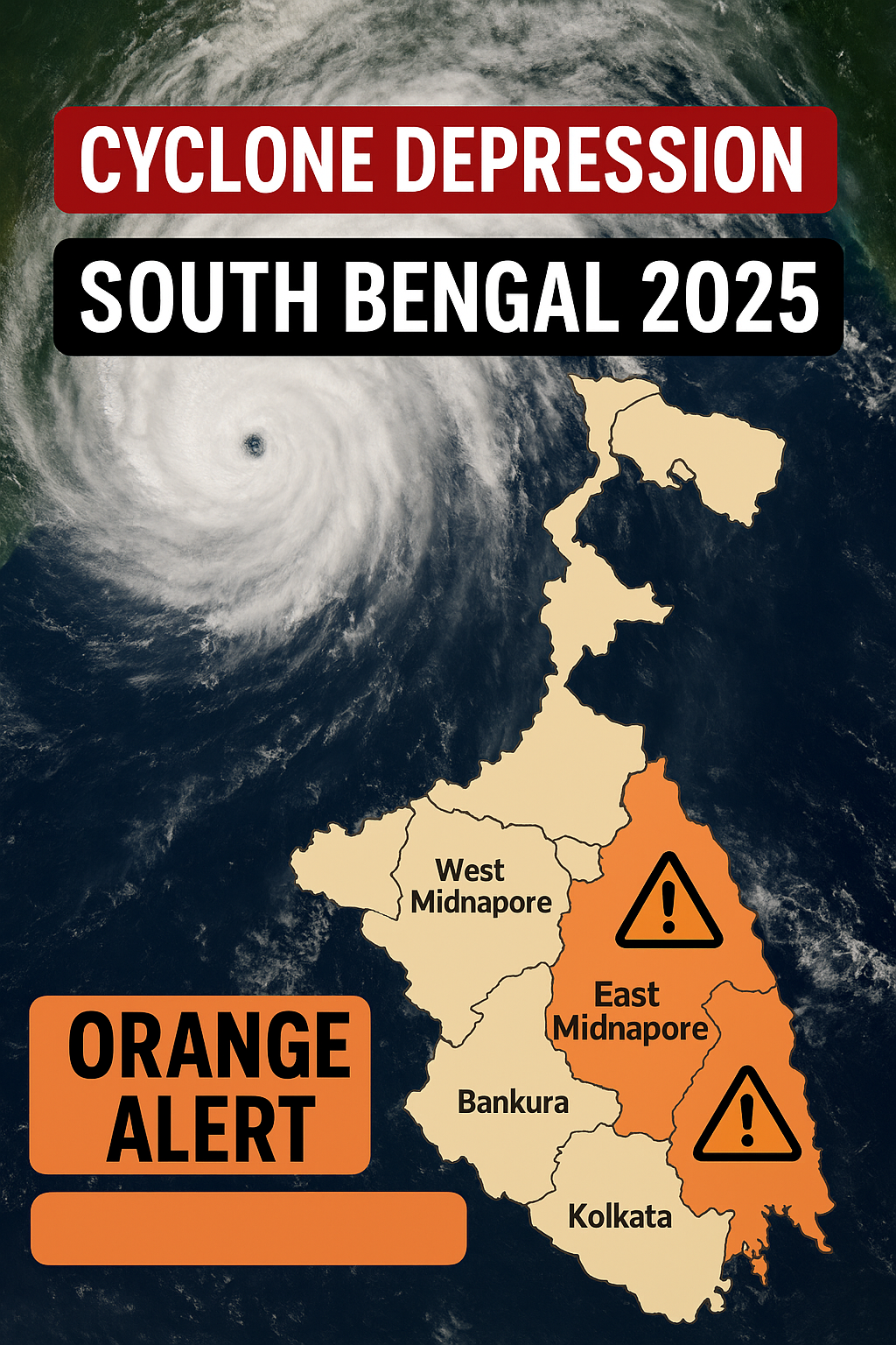 Cyclone Depression South Bengal 2025