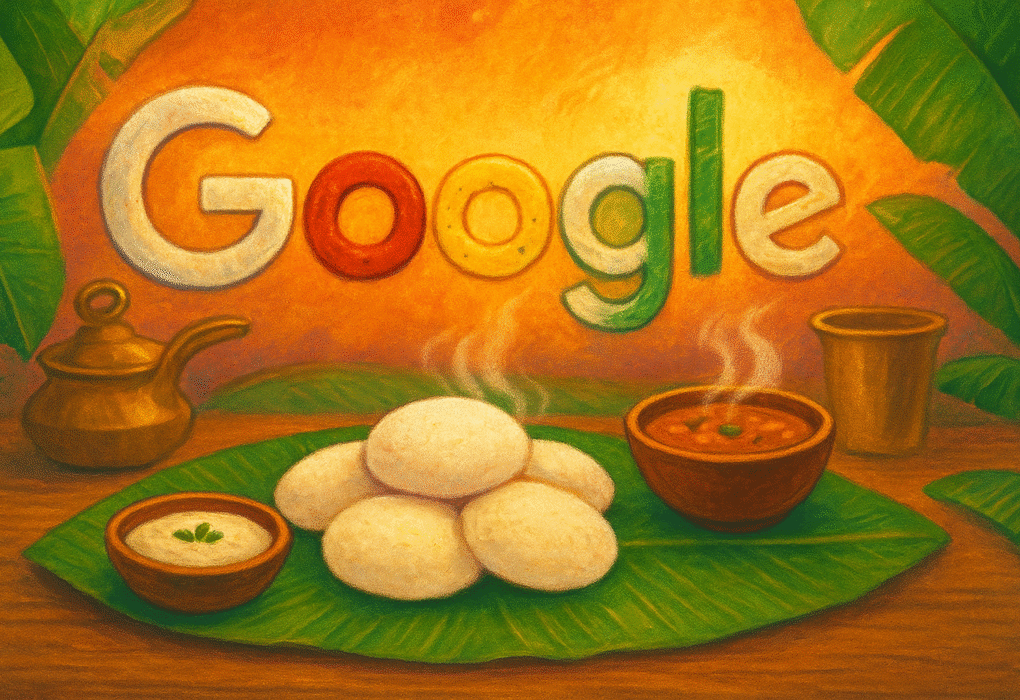 Why is Google celebrating idli