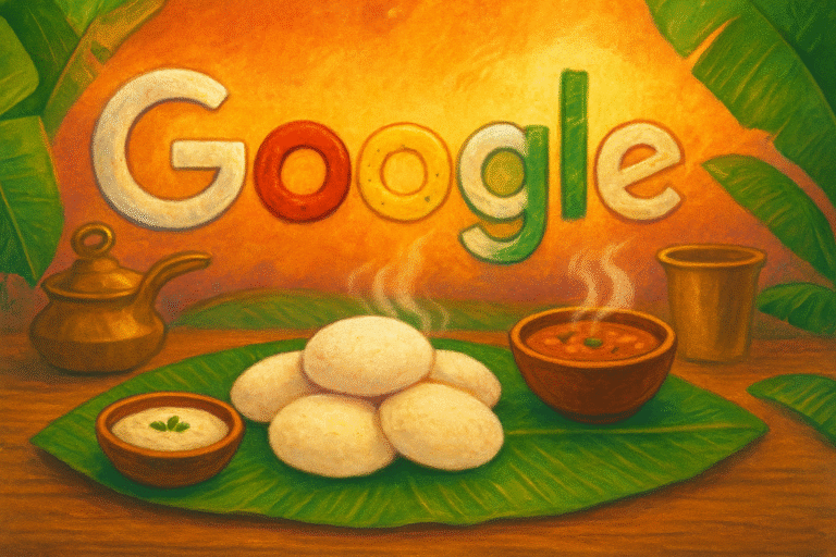 Why is Google celebrating idli